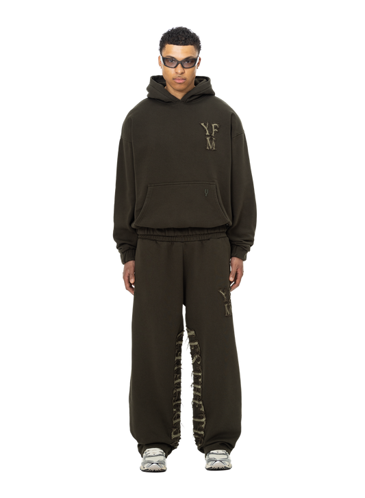 C/A HOODIE DARK GREEN